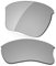 LenzReborn Verres polarisés de rechange pour lunettes de soleil Oakley Flak Jacket XLJ - Plus d'options, Gris argenté – Miroir polarisé, Taille unique