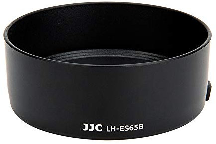 JJC Bajonett Gegenlichtblende, Ersetzt Canon Streulichtblende ES-65B für Canon RF 50mm F1.8 STM Objektiv Sonnenblende bei Canon EOS R R5 R6 RP C70 DSLR Kamera Fotofotografie