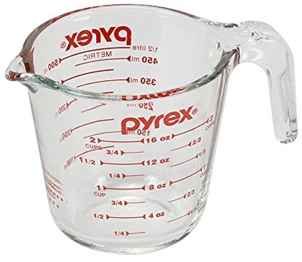 Pearl Metal CP-8632 Pyrex - Vaso medidor, 500 ml, H
