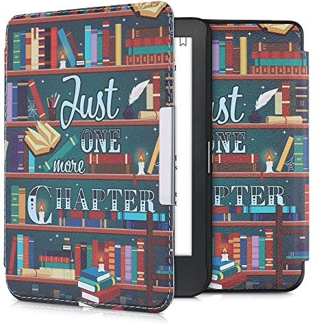 kwmobile Étui Compatible avec Kobo Clara HD Coque - Étui à Rabat magnétique Tablette eReader Similicuir - Multicolore