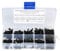 Vis à Six Pans Creux M2.5, Boulons à Six Pans Creux en Acier Allié Noir de Qualité 12.9, 180 Boulons à Tête Hexagonale M2.5 X 3-20 Mm avec 120 écrous M2.5
