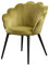 KAWOLA Esszimmer Stuhl Carla Esszimmermöbel Stühle, Moderne Stühle Esszimmer, Schreibtisch Stuhl, Velvet Gepolstert Fuß Schwarz