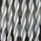 Trente Zanzariera per porta del balcone, in diverse misure e colori, 120 x 230 cm, colore: bianco/grigio