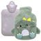 Hot Water Bottle with Cover,Dinosaur Plush Hot Water Bottle Hot Water Bag with Hand Warmer Cover Removable and Washable for Kids, Boys, Girls