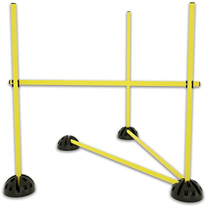 Froadp Agility Set di ostacoli per calcio, regolabile in altezza, per attività sportive, multiuso, velocità di coordinazione, set di ostacoli per il calcio