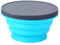 Ciotola con coperchio, portatile, rotonda, in silicone, contenitore per alimenti, resistente e sicuro per microonde, per campeggio, picnic, escursionismo