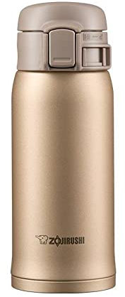 LADRENTDU Étanche Gourde Sport Gourde Isotherme Tasse Thermos 480 Ml Tasse À Eau Cadeau D'affaires Pour Homme Et Femme Tasse À Thé, Or 360 Ml