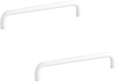 SZLXJMFL Möbelgriff Modern,2 Stück Schrankgriffe Weiß,Massive Aluminium | Beschichtungsverfahren,Länge:106-522 mm Bügelgriffe,Griffe für küchenschränke-170mm/6.7in