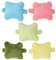 GORGECRAFT 5 Couleurs Tapis de Souris Repose-Poignet Oreiller de Souris Portable avec Coussin Support de Coussin de Poignet pour Soulagement de la Douleur Ordinateur Portable Dactylographie Gaming