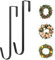 Estefanlo Wreath Hanger for Front Door, Door Wreath Hanger, Front Door Wreath Hanger