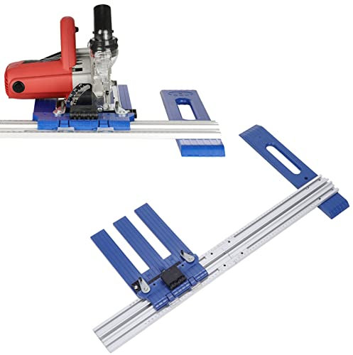 Gugxiom Circular Saw Guide, 0-65cm 0-25.59in Cutting Range, Woodworking Cutter Guide Rail with Precise Scale, Saw Guide for Carpenters