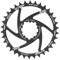 Fahrradkettenblätter Rundes ovales Kettenblatt 1 mm 3 mm 6 mm Offset Direktmontage for Sram XX1 X01 X1 X0 X9, 30T 32T 34T 36T 38T 40T MTB Fahrrad Rennrad Kettenblatt ( Color : Offset 1mm 34TRound )