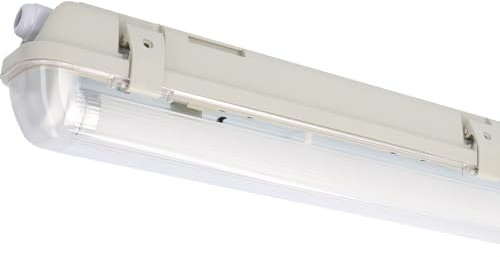 Proventa Feuchtraumleuchte mit HF-Bewegungsmelder und LED-Röhre 150 cm 20W neutralweiß IP65