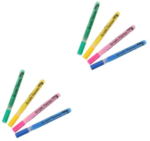 Milisten 2sets Versatile Golf Clubs Pen Acrylic Marking Pen Golf Club Head Marker for Outdoor Use 4pcs*2