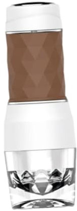 Milageto Presswerkzeug-Kaffeemaschine, Kaffeekanne, Teepresse, Maschinenwerkzeug, Geschenk, Presser-Teemaschine für Camping, Kaffeeliebhaber, Reisen, Braun