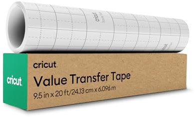 Cricut Feuille de transfert Value – Rouleau – 24,1 cm x 609,6 cm