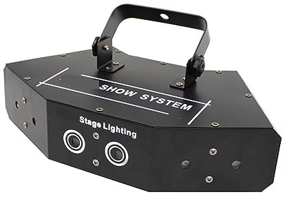 NGBFF Lumière disco, DJ Disco scène projecteur Six yeux rvb lumière son activé modèles effets Scaner noël maison danse fête système spectacle pour fête, bar, club, mariage, Halloween, Noël