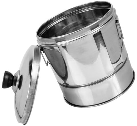 Reisdampfer Eimer zum Servieren von Reis Dampfend gekleidet Multi groß Sushi Reiskorb Dampftöpfe zum Kochen Dampftopf zum Kochen Dampfkorb aus Edelstahl Rostfreier Stahl Silber