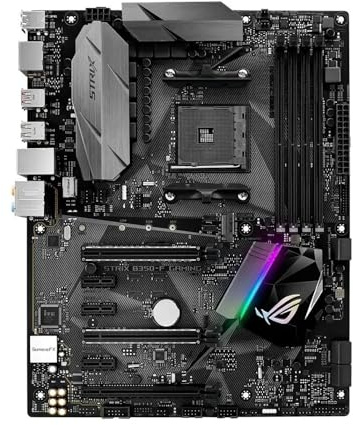 Motherboard Fit For ASUS ROG STRIX B350F GAMING, Chipset B350, Socket AM4 for CPU Ryzen di seconda e terza generazione, Fattore di forma ATX, 4 slot DDR4