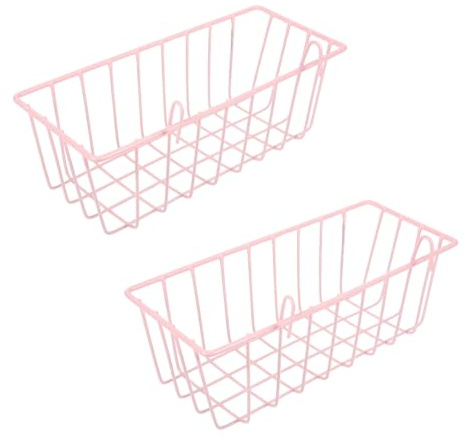 HOMSFOU 2 Stück-Packung Kleintierfutterspender aus Eisen mit Offenem Design Einfacher Reinigung für Kaninchen und Kleine Haustiere im Wohnbereich