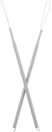 BETOOKY Molla di Trazione per Chiusura Automatica Porta in Metallo Resistente, 2 Pezzi Gancio Integrato, Adatta a Porte Larghe 70-80 CM, per Interni e Zanzariere