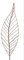 Crispe home & garden Gartenstecker Edelrost - Farn klein | Rankhilfe Gartendeko Höhe 110 cm