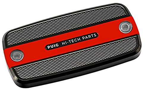 Puig 9262R Brems-/Kupplungsflüssigkeitsdeckel CNC-gefräst, Rot