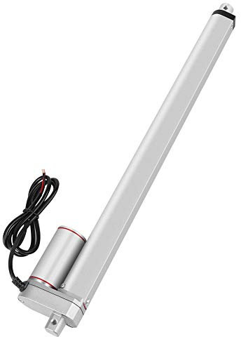 DC 12V 400mm 750N Actionneur Linéaire Moteur Electrique Actionneur à Mouvement Linéaire Course d'Actionneur Linéaire Verin Electrique pour Voiture, Médical, Minière (400mm)