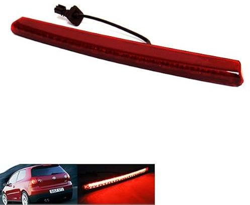 Rote Linse LED hinten High Level Center Dritte Bremsleuchte für 2004–09 Volks Golf V GTI R32 R Line Polo 9N Passat 3C5 R36