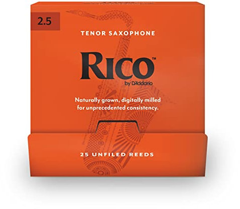 Rico by D'Addario Blätter für Tenorsaxophon, Nr. 2,5, 25 Stück