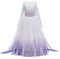 OBEEII Princesse Elsa Robe Filles Deguisement et Accessoires Enfants Carnaval Anniversaire Noël Halloween Cosplay Fête Costumes 7-8 Ans