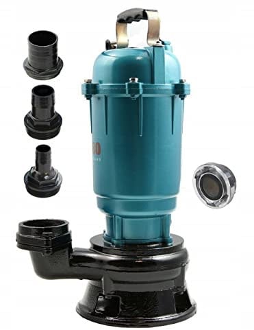 Heavy Duty Flood Sewage Water Pond Drain Septic Sump Cesspool Grinding Pump Only