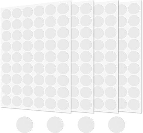 Schraubenabdeckung Selbstklebend moinkerin 216 Stücke Selbstklebende Abdeckkappen Ø21mm für Wandschränke Schreibtische Schrauben Möbel Reparaturen