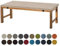 Aselbia Bankauflage Sitzkissen 90X45X5CM,Waschbare Rutschfestes Bankkissen Sitzauflage Bequeme Bankpolster für Bank, Fensterbank, Gartenmöbel, Terrasse, Drinnen,Reiskaffee