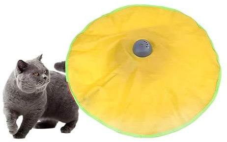 zalati Electric Cat Toy Interactive Automatic Motion Play-Catch Under Blanket Toy for Cats