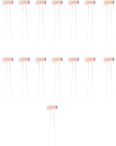 ABOOFAN Etichette Per Piante in Metallo Set Da 15 Cartelli Giardino in Rame E Acciaio Inossidabile 25.5X6.7Cm Ideale Per Giardinaggio E Decorazione