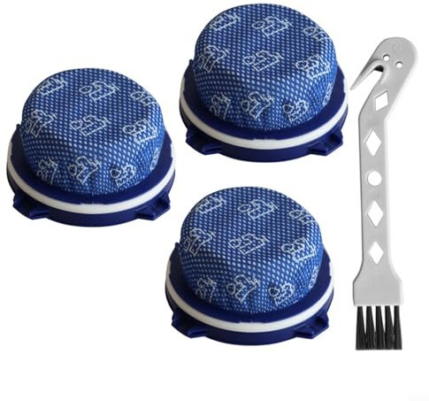 EpheyFIF 3 filtri per aspirapolvere Jet 75, ricambi Adatti per aspirapolvere Samsung Jet 75 Jet 90 Jet 70 Jet 75+ Jet 60 Complete Cordless Aspirapolvere, Microfiltro Lavabile, Numero Parte
