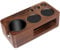 Carfeel Espresso-Stopfstation rutschfeste Tamperstation für die Aufbewahrung von 51/54/58 mm, Espresso Tamper, Siebträger, Walnusstampfhalter (L (51-54-58mm))