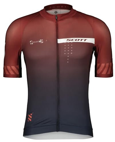 SCOTT RC Pro Fahrrad Trikot kurz rot/blau 2024: Größe: XXL (58)