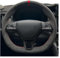 ECLUT Schützt Lenkradbezüge Für Skoda Für Citigo Für Roomster Für Fabia Für Octavia Für Superb Für Karoq Für Schnelle Auto Lenkrad Abdeckung Schutz Auto Lenkradhülle (Color : Red Thread)