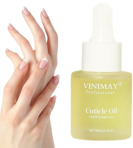Nail Cuticle Oil 15ml with Organic Vitamin E & B, Avocado Essence Cuticle Oil with Dropper Design for Nails,Moisturizes Cuticle and Nail's Skin, Strengthens Nails, Prevents Hangnails and Chapped 20ML