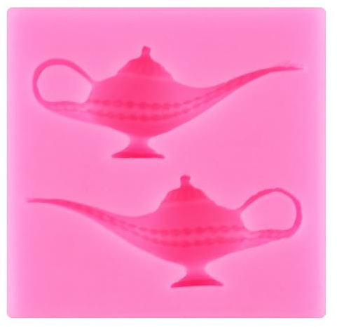 XMOLDNMS God's Lamp Silicone Moulds God's Lamp Fondant Mould for Cake Decoration Cupcake Topper Candy Chocolate Polymer Clay Gum Paste