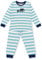 Sense Organics Bio Baumwolle Kinder Schlafanzug 2-Teiler GOTS und Fairtrade zertifiziert (DE/NL/SE/PL, Numerisch, 104, Regular, Aqua Stripes Elefants)