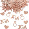 100 Stück JGA Konfetti Deko, Glitzer Rosegold Tischdeko, Junggesellenabschied Frauen Papierresten Dekoration, Für Tischdeko Zum Hochzeitsjubiläum, Begleitendes Geschenk Füllung Antrag Party