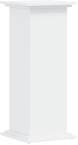 vidaXL Support pour plantes blanc 33x33x80 cm bois d'ingénierie