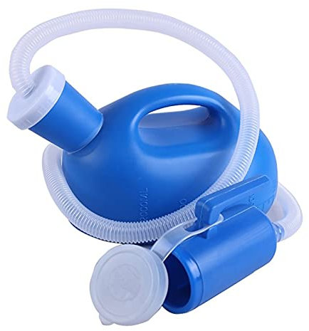 Orinal a prueba de fugas Orinal Botella Unisex, Urinarios for hombres con comodidad for el hogar Botellas de orina gruesa mejoradas for hombres(Blu)