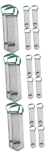 TOPBATHY 18 Pcs Suspendu pour Fruits Et Légumes en Filet pour Pommes De Terre en Filet pour Fruits Sacs en Réutilisables Sacs De Rangement Suspendus Sacs en pour
