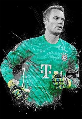 Puzzle 1000 Teile - German Soccer Player Manuels.Neuer - Poster Art Puzzle - Adult Toys Stress Relief Game Gifts Zy162Qk