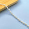 XCSJ 5 Yards Perlengirlande Beige, 6mm Perlenkette Deko, Künstliche Perlen Strang, Hochzeit Perlenschnur Dekorative Perlenband für Hochzeit, Brautstrauß, Weihnachten, DIY Handwerk (Weiß B)
