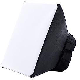 Happyyami 2 Stück Universeller Softbox Blitz Diffusor Für DSLR Kamera Tragbarer Lichtmodifikator Für Weiches Gleichmäßiges Blitzlicht Und Einfach Zu Transportieren Kompatibel Mit Den Meisten
